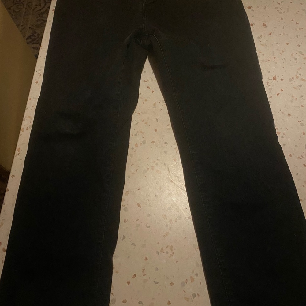 Express Men's Slim Straight Jeans - Black